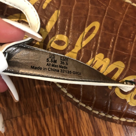 Sam Edelman Gigi Sandal- White - Picture 6 of 11